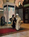 After Prayer Arabian painter Rudolf Ernst
